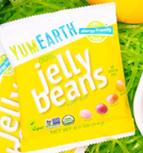 JELLY BEANS, ORGANIC, ALLERGY FRIENDLY, YumEarth - SINGLE  pack (0.5 oz)