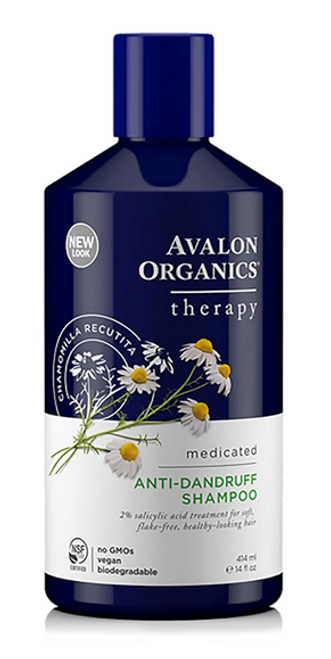 SHAMPOO, MEDICATED ANTI-DANDRUFF, Avalon Organics - 14 fl oz
