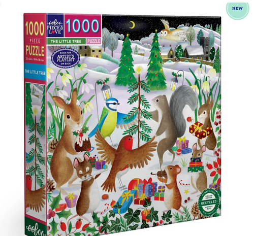 *SALE* HOLIDAY PUZZLE, THE LITTLE TREE, eeboo - 1000 pieces *SALE* Reg $21
