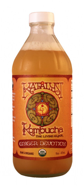 KOMBUCHA, GINGER DEVOTION Organic, KATALYST 16 fl oz