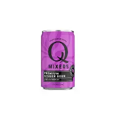 GINGER BEER, Sweetened with Agave, QDRINK - 4/7.5 oz cans