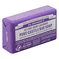 BAR SOAP, LAVENDER HEMP CASTILE, Dr. Bronner's - 5 oz