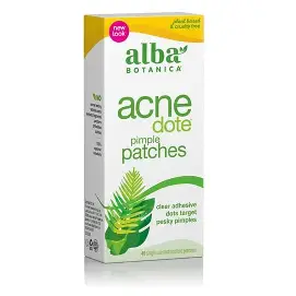 ACNE-DOTE PIMPLE PATCHES, Alba Botanica - 40 ct