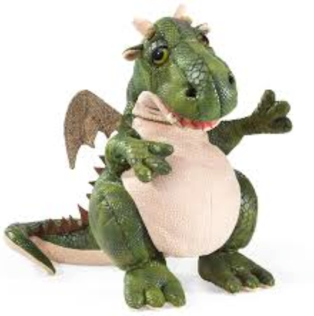 FRIENDLY DRAGON PUPPET, Folkmanis