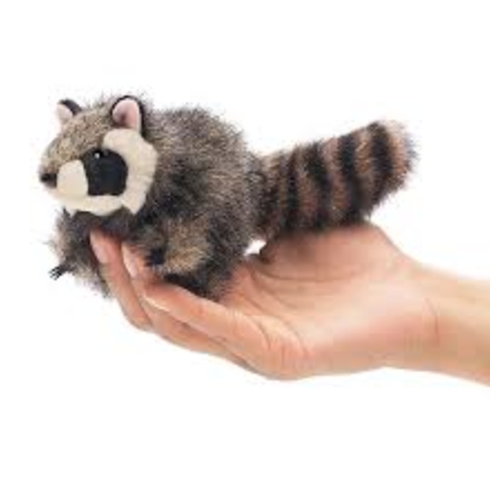 MINI RACCOON PUPPET, Folkmanis