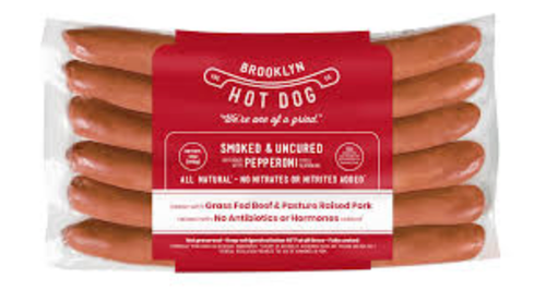 PEPPERONI HOT DOGS, Brooklyn Hotdog Company - 12 oz
