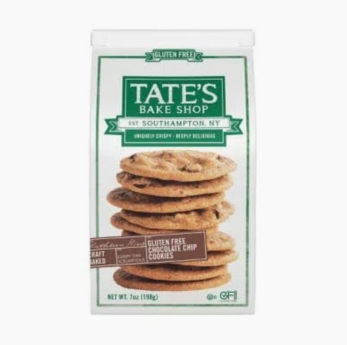 COOKIES, GLUTEN FREE, CHOCOLATE CHIP, Tate's Bakeshop - 7 Oz Bag