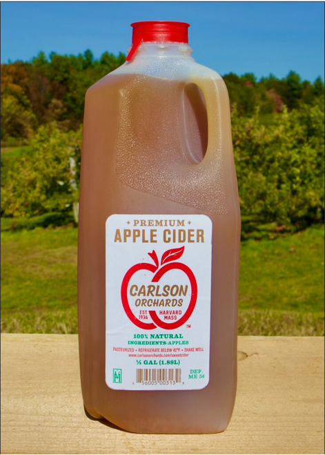 CIDER, APPLE, LOCAL, Carlson Orchards - 1/2 gallon