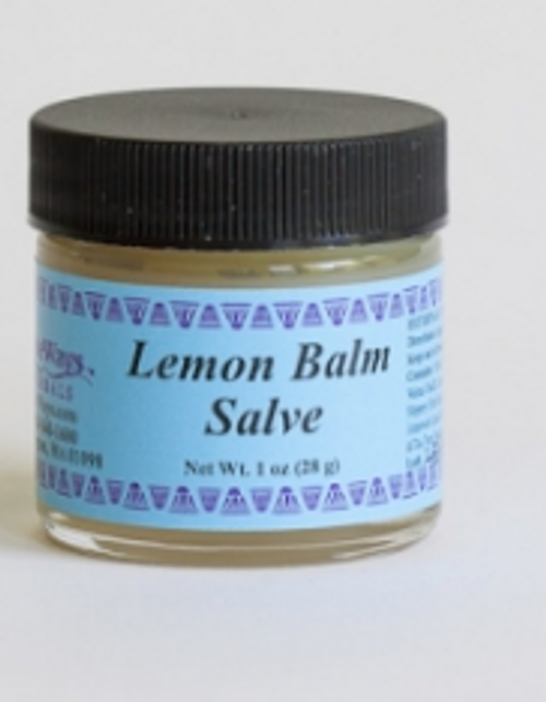 SALVE, LEMON BALM,  Wise Ways - 1 OZ glass jar