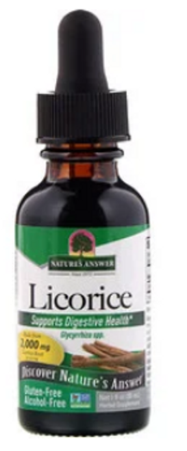 LICORICE ROOT, A/F, Nature\s Answer, 2000 mg, 1 fl oz