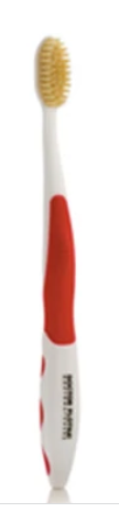 TOOTHBRUSH, ADULT SOFT FLOSSING - 1 Red and white