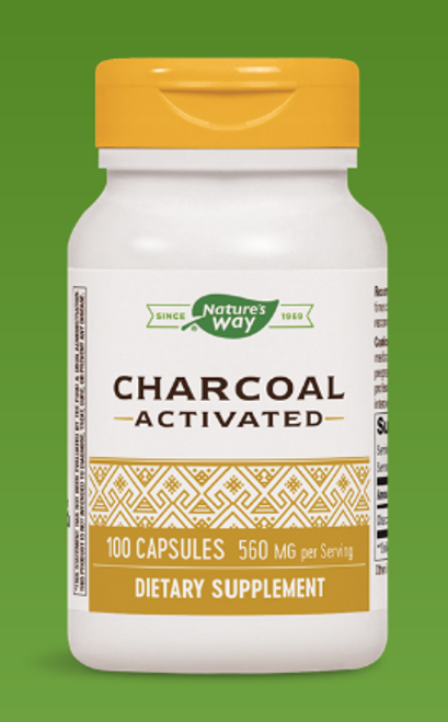 ACTIVATED CHARCOAL, Nature's Way, 100 caps