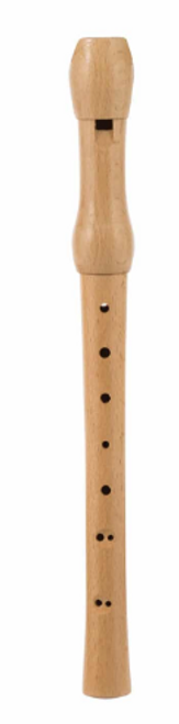 RECORDER, WOOD, Includes fingering chart, SCHYLLING  - EACH