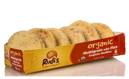 BREAD, ENGLISH MUFFIN, MULTIGRAIN ORGANIC, Rudi's - 8 pack