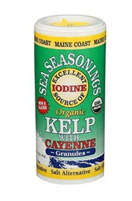 Shaker, KELP GRANULES W/CAYENNE, Organic, Maine Coast,1.5 oz