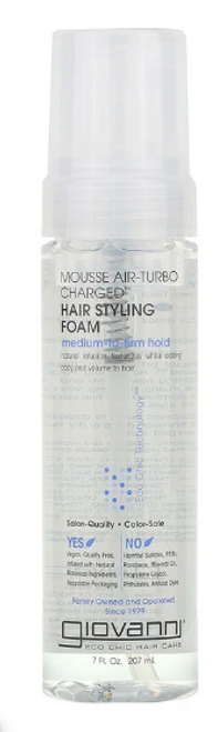 MOUSSE, AIR TURBO CHARGED, Giovanni, 7 fl oz