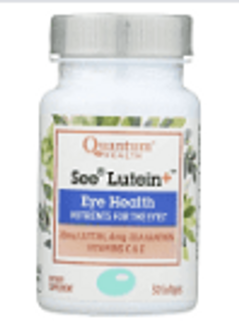 SEE LUTEIN, EYE HEALTH, Lutein, Zeaxanthin,  Vitamin C & E, Quatun - 30 softgels
