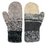MITTENS, ALTIPLANO style, Fleece-Lined, Assorted Colors, Andes Gifts - Choose Grey, Purple or Sunset