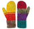 MITTENS, ALTIPLANO style, Fleece-Lined, Assorted Colors, Andes Gifts - Choose Grey, Purple or Sunset