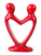 SOAPSTONE SCULPTURE, LOVERS HEART, Kenya -  4 Inches