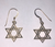 EARRINGS, STAR OF DAVID, GOLD, GOOSE POND