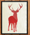 MAGNET, RED DEER, Fridgedoor - 2.5 x 3.5 inches