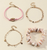 BRACELET SET- PINK SHELL- Florida vibes- Set |
