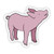 STICKER, PINK PIG, Big Moods - 1 sticker