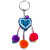 CLIP,  HEART, POM POMS , Fair-Trade Thailand, Lumily - Each