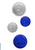 BLUE FOIL COINS, F/T DARK CHOCOLATE, Divine Chocolate