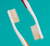 TOOTHBRUSH, ADULT SOFT FLOSSING - 1 Red and white