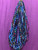 FIBER NECKLACE, 18" JAZZY JEWEL BLUES