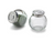 GLASS SPICE BOTTLE with stainless steel lid, (1), 6 OZ