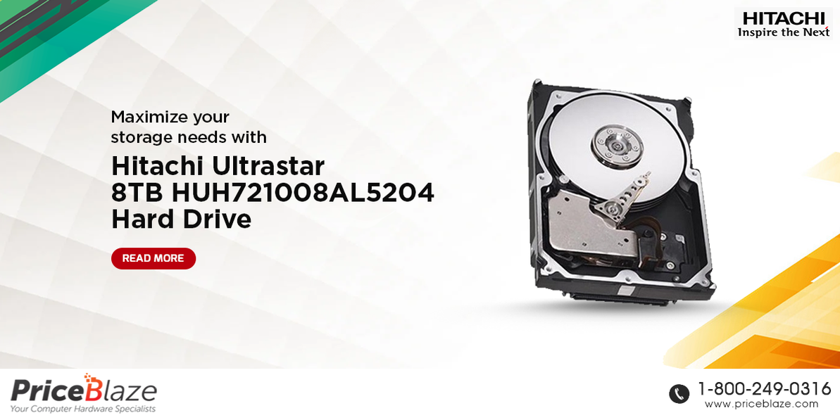 Maximizing Storage with HUH721008AL5204 Hitachi Ultrastar 8TB Hard Drive