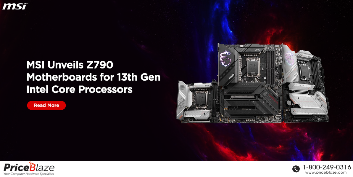 MSI Unveils Z790 Motherboards for 13th Gen Intel Core Processors
