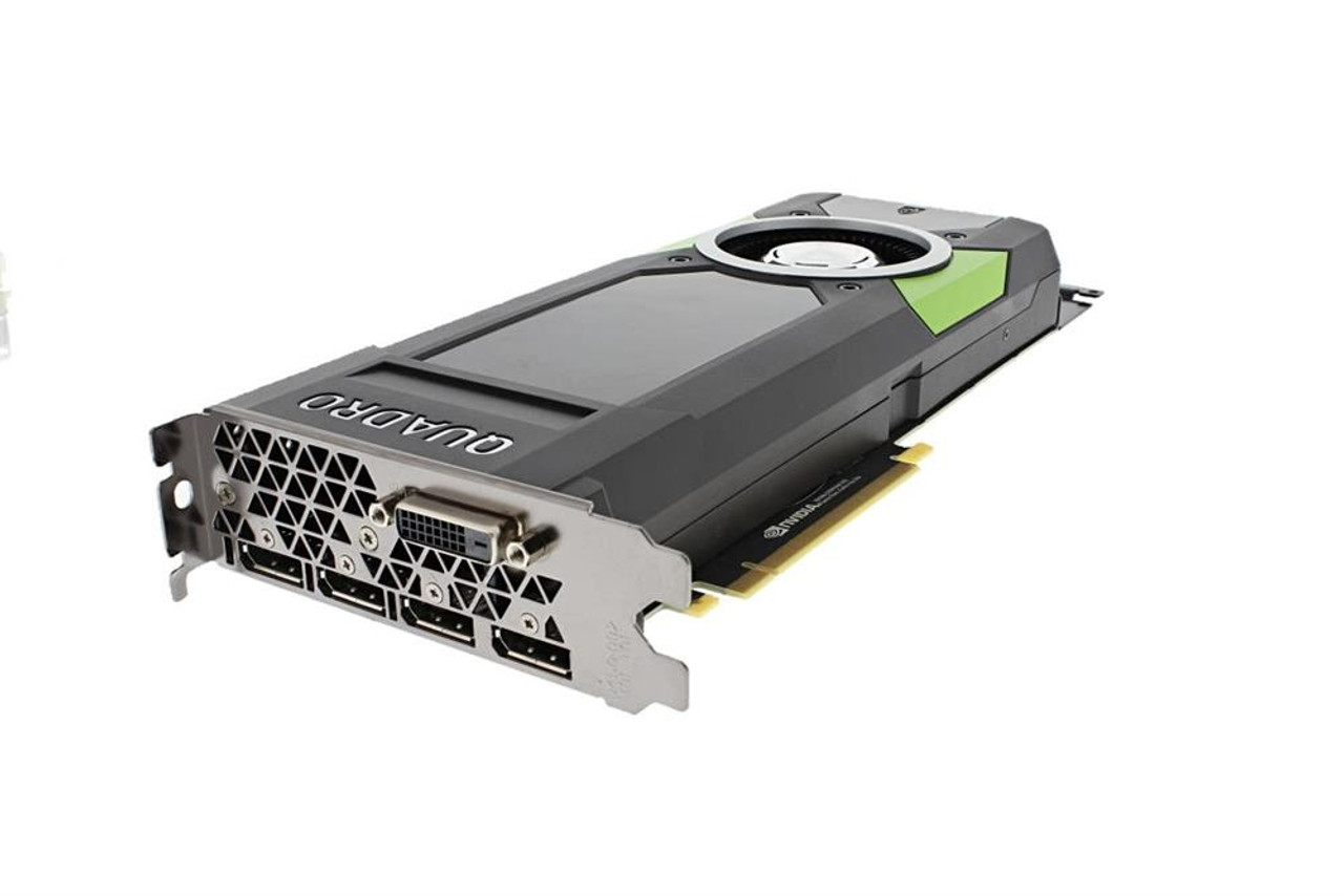 490-BECI Dell 16GB Nvidia Quadro P5000 16GB GDDR5 4x DisplayPort / Dual  DVI-D PCI-Express 3.0 x16 Video Graphics Card