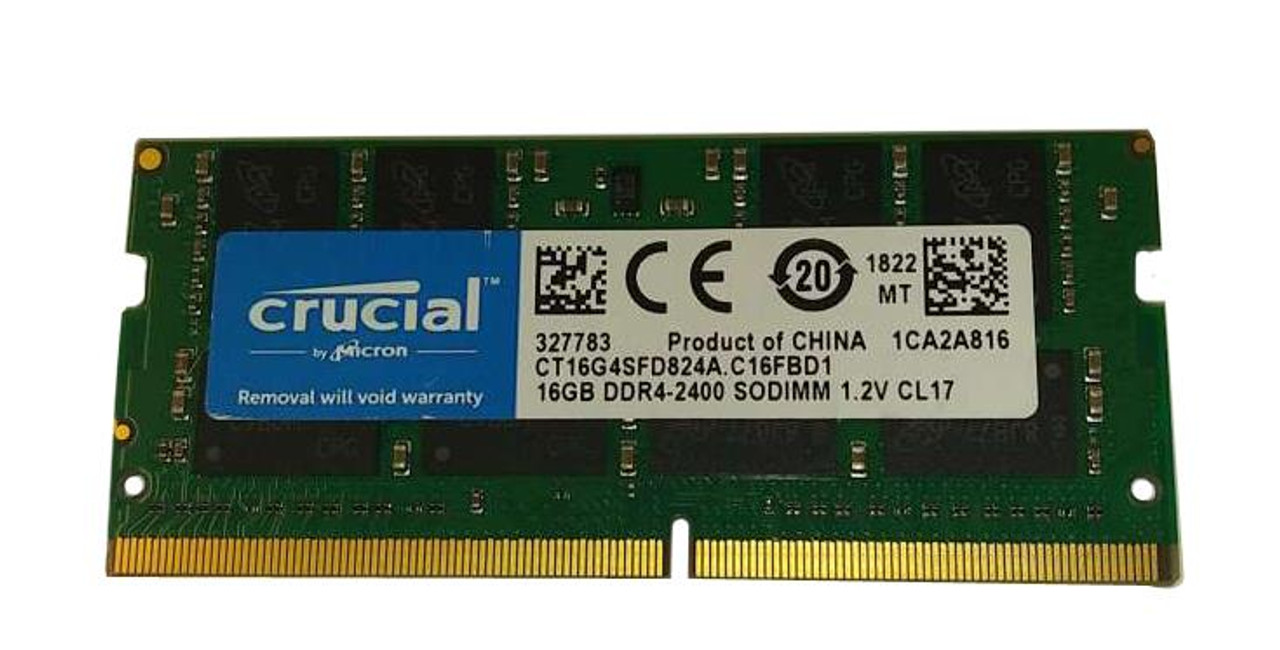 Crucial - DDR4 - module - 16 GB - SO-DIMM 260-pin - 2400 MHz / PC4