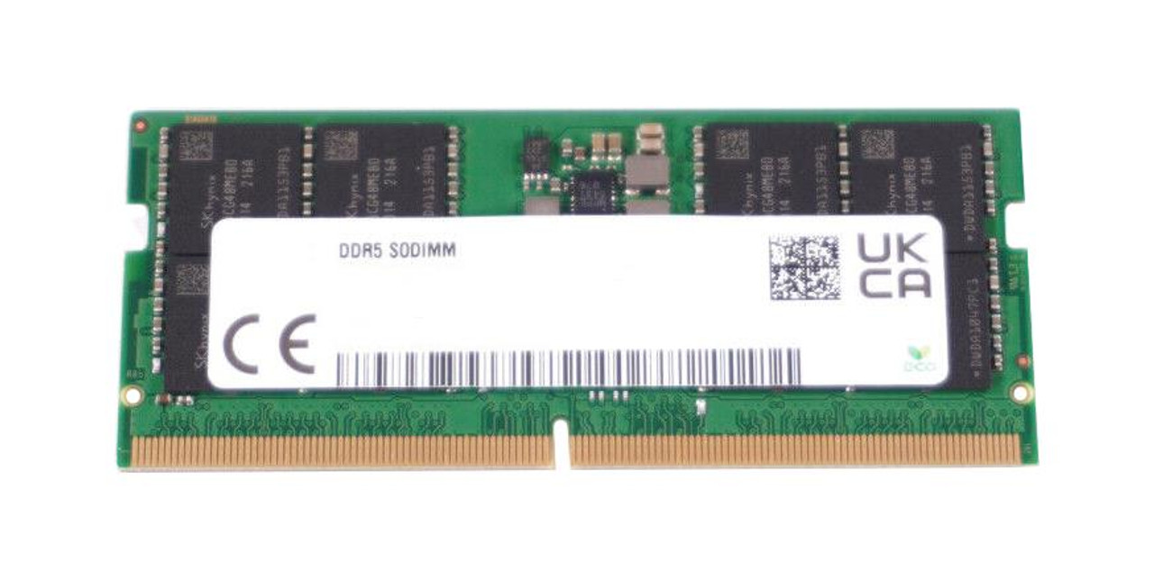 VNY72 Dell 16GB PC5-38400 DDR5-4800MHz Non-ECC Unbuffered CL40 262-Pin  SoDIMM 1.1V Single Rank Memory Module