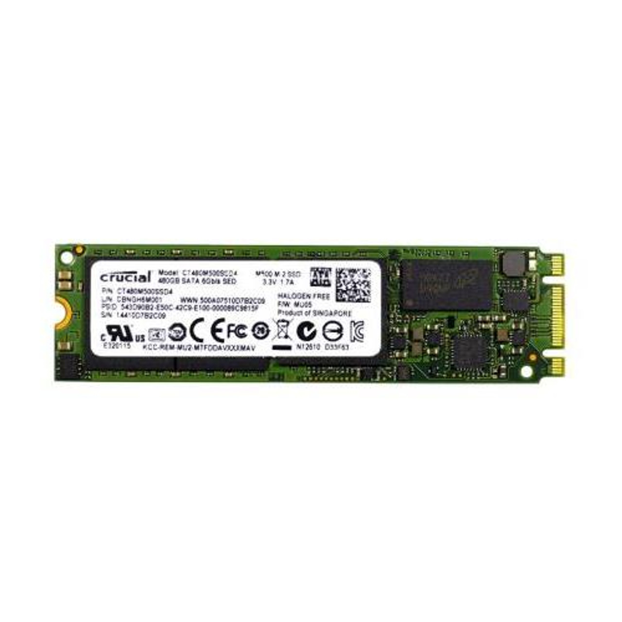 Crucial SATA 6.0 Gbps 480GB Solid State Drive