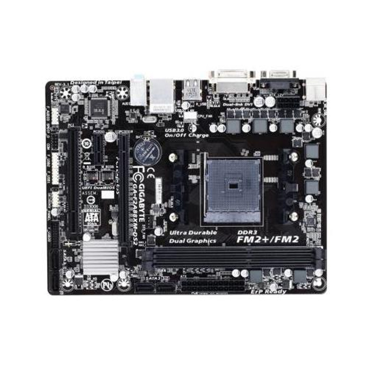 GA-F2A88XM-DS2 Gigabyte Ultra Durable 4 Plus Desktop Motherboard AMD A88X Chipset  Socket FM2+ (Refurbished)