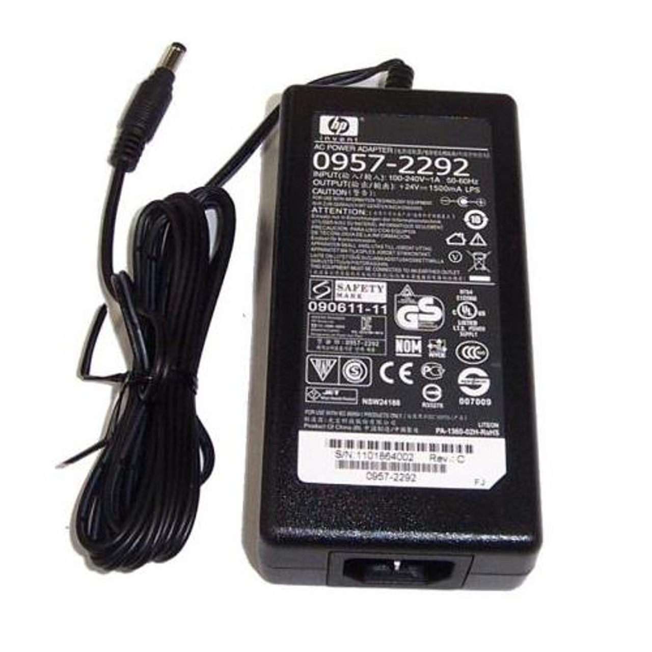 0957-2292 HP 36-Watts 24V 1.5Ah AC Power Adapter for ScanJet 5590 / G4010 /  7400C /