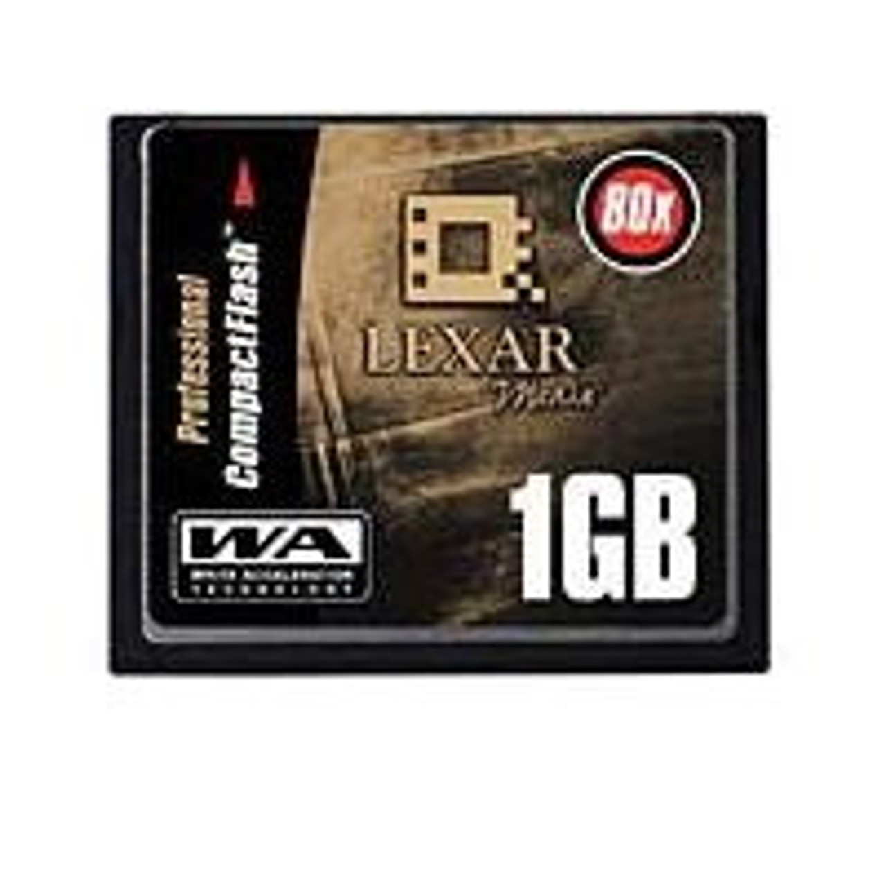 CF1GB-80-380 Lexar Professional 1GB 80X CompactFlash (CF) Memory Card