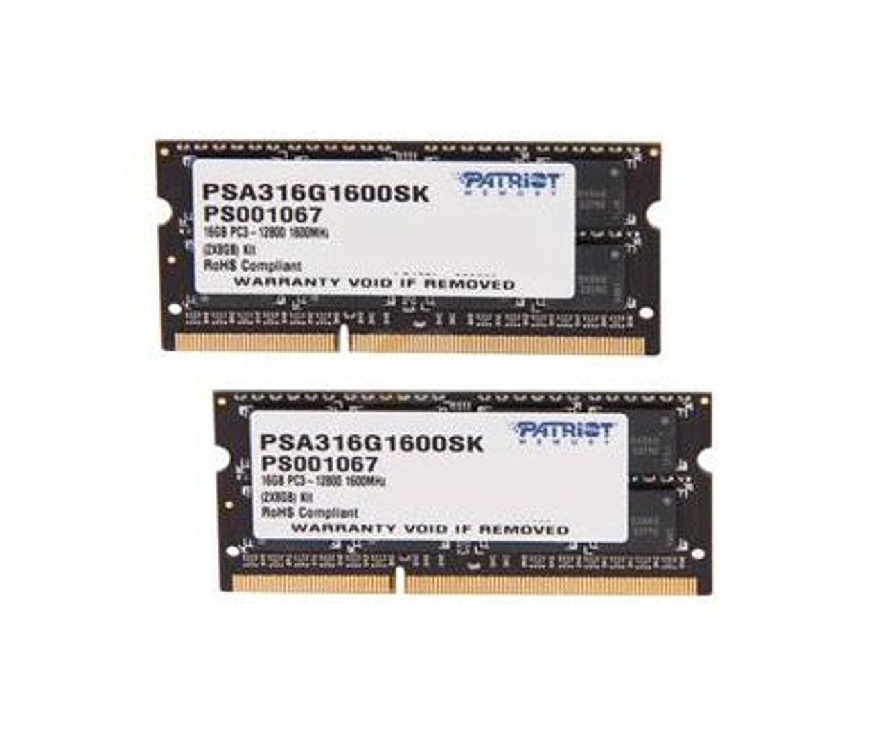 PSA316G1600SK Patriot 8GB SODIMM Laptop Memory