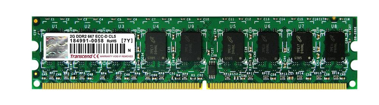 lanthan fællesskab Derfor TS256MLQ72V6U Transcend 2GB DDR2 Server Memory