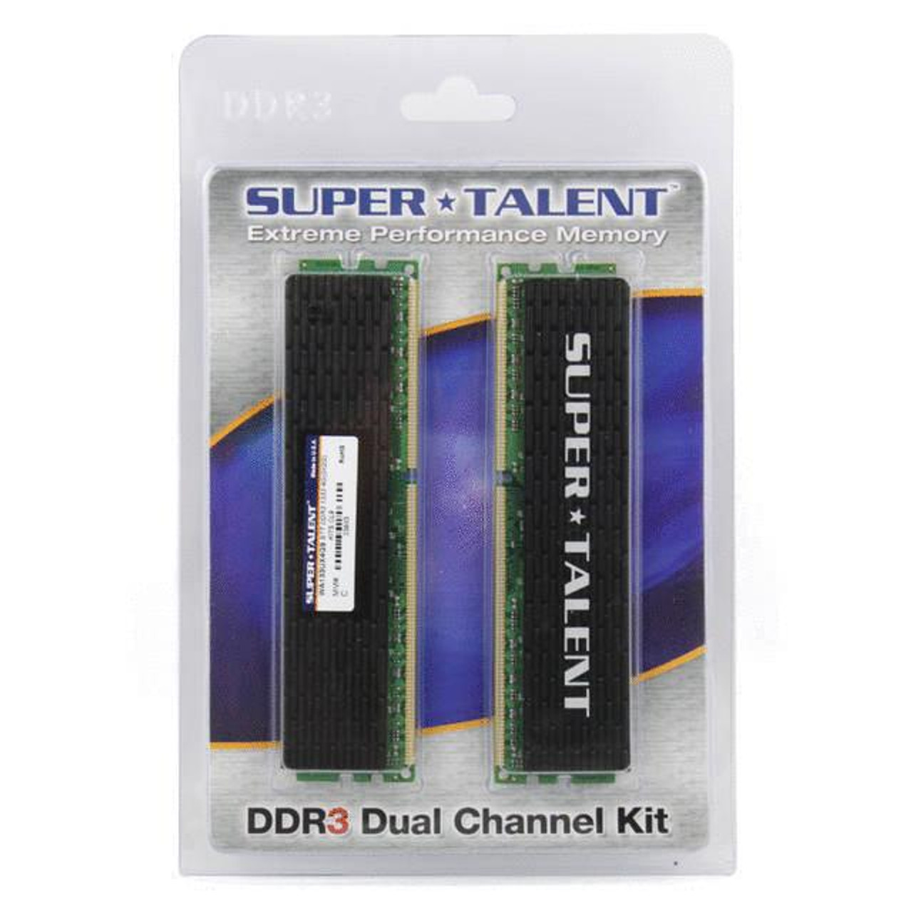 WA133UX4G9 Super Talent 2GB (2x1GB) DDR3 Non ECC PC3-10600 1333Mhz Memory