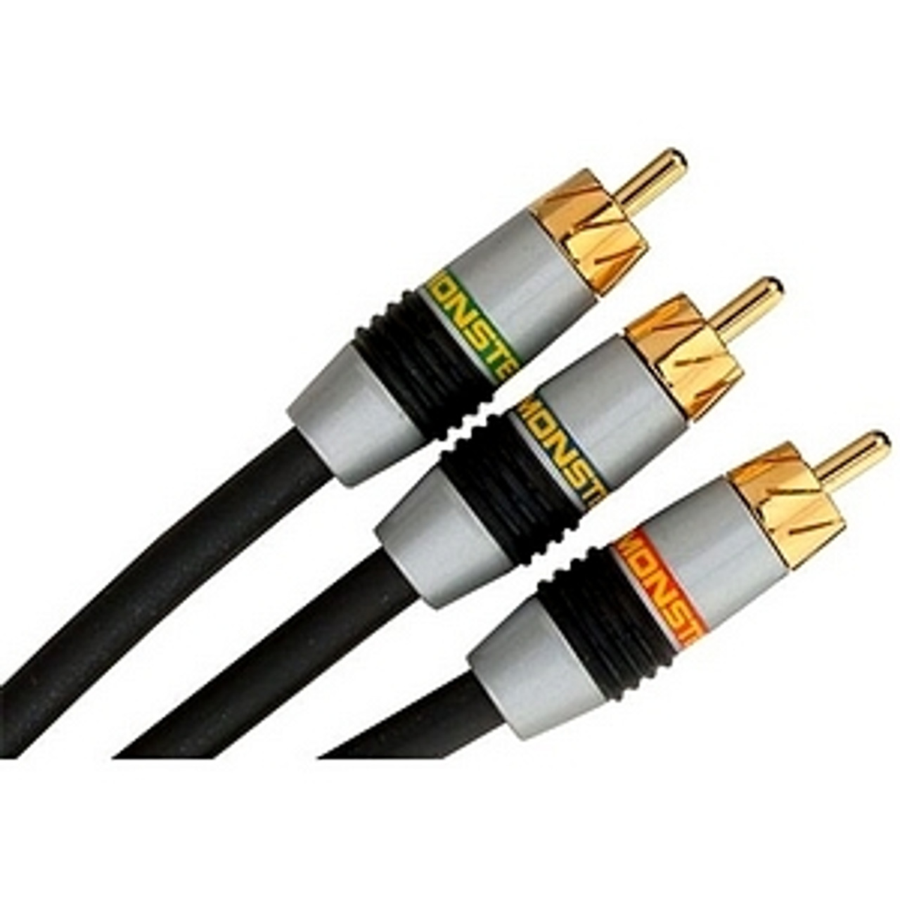 126001 Monster Cable MB400 SW-12 Bass 400 Subwoofer Interconnect Cable RCA  Male RCA Male 12ft