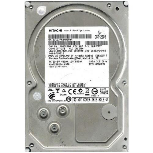 HUA722020ALA330 Hitachi SATA 3.0 Gbps 2TB Hard Drive