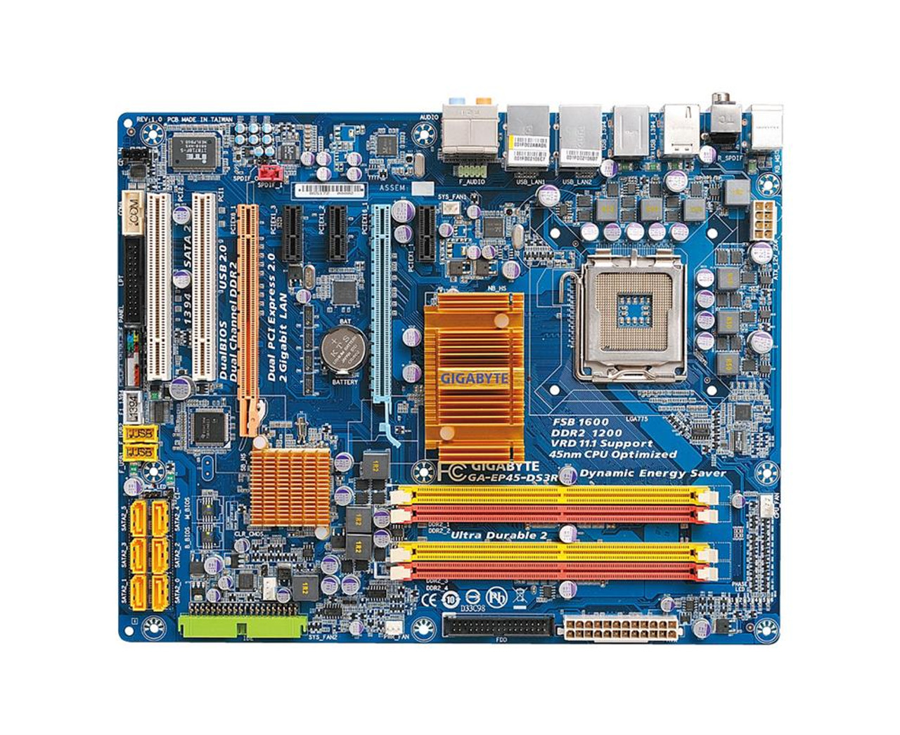 GIGABYTE EP45-DS3R LGA775-