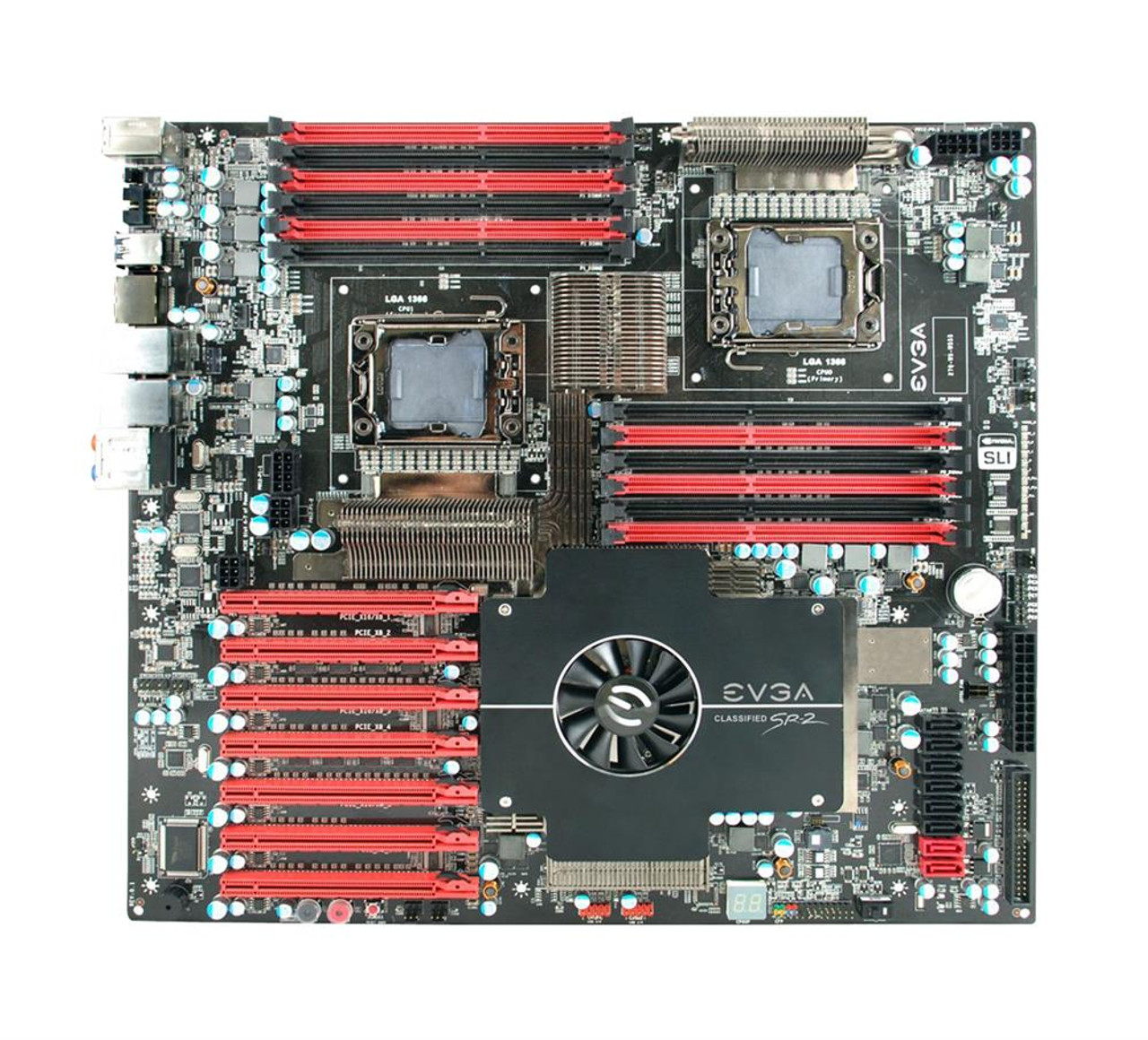 270-WS-W555-A2 EVGA Classified SR-2 (Super Record 2) Intel 5520 Socket  LGA1366 Intel Xeon Processors Support HPTX Motherboard (Refurbished)