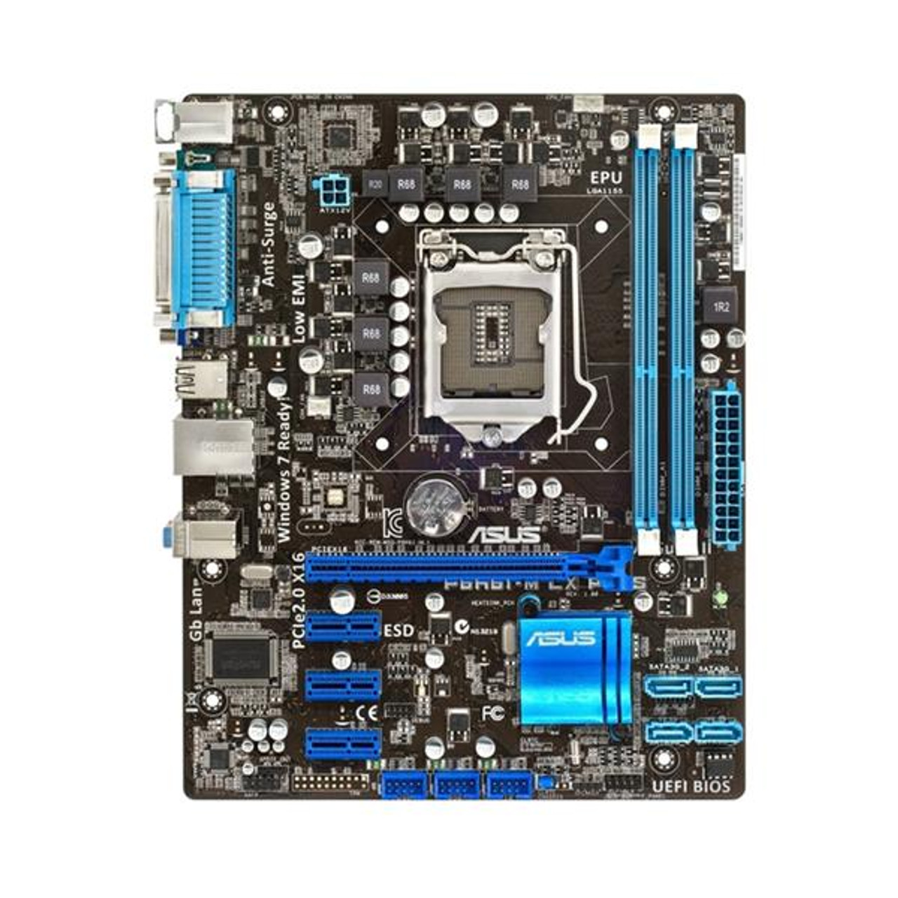 P8H61-MLXPLUS ASUS LGA 1155 Motherboard (Refurbished)